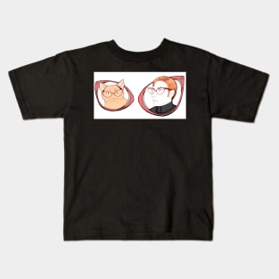 Hux and Millicent in cat eye glasses Kids T-Shirt